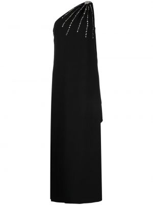 Коктейлна рокля с кристали Sachin & Babi черно