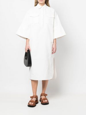Mini robe avec manches courtes Remain blanc