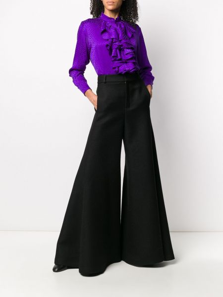 Camisa con lunares Ami Paris violeta
