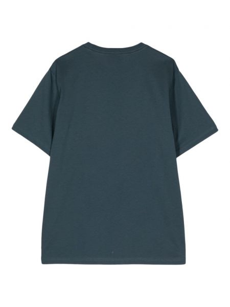 T-shirt en coton à imprimé zèbre Ps Paul Smith bleu