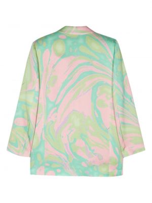 Sako s potiskem s abstraktním vzorem Pinko zelené