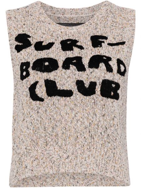 Pletená vesta s výšivkou Stockholm Surfboard Club