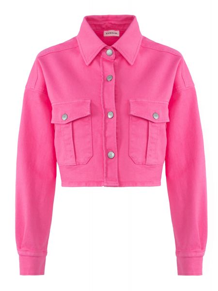 Джинсовая куртка P.a.r.o.s.h. розовая