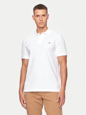 T-shirt slim Gant blanc