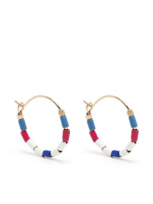 Boucles d'oreilles avec perles à boucle Isabel Marant