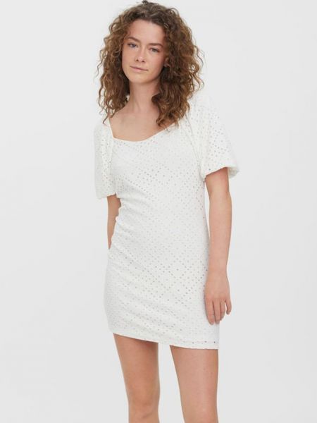 Платье мини Vero Moda белое