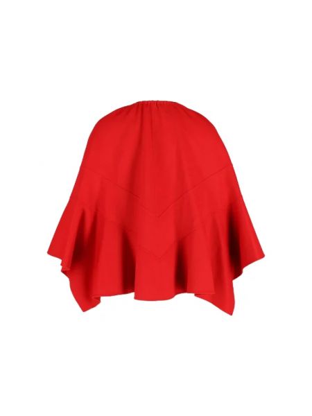 Top de lana retro Valentino Vintage rojo