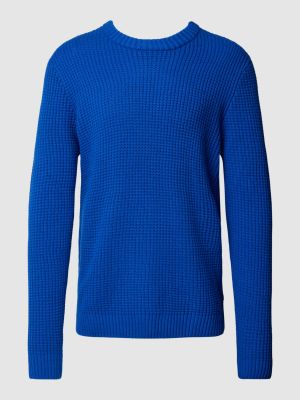 Dzianinowy sweter Tom Tailor Denim niebieski