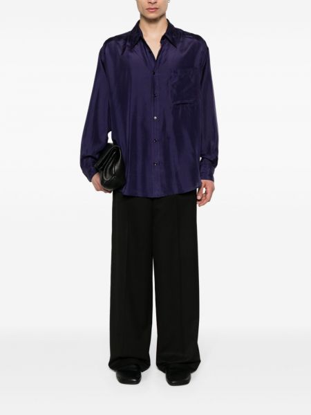 Zīda satīna krekls Lemaire violets