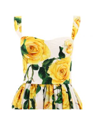 Mini vestido Dolce & Gabbana amarillo