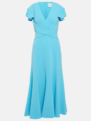 Midi haljina Roland Mouret plava