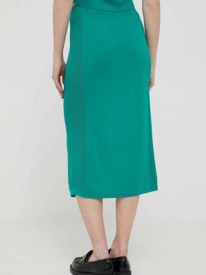 Midi sukně United Colors Of Benetton zelené