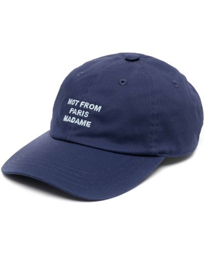 Broderet cap Drôle De Monsieur blå