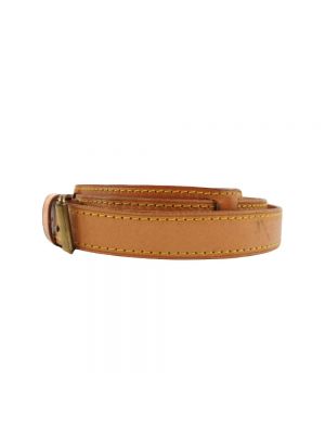 Cinturón de cuero Louis Vuitton Vintage marrón