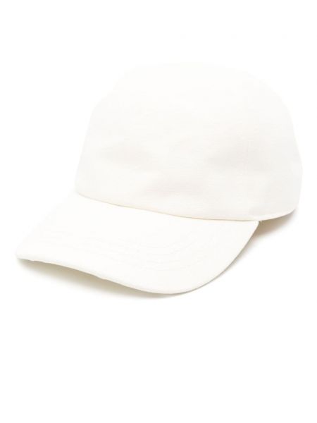 Siuvinėtas kepurė su snapeliu The Attico balta