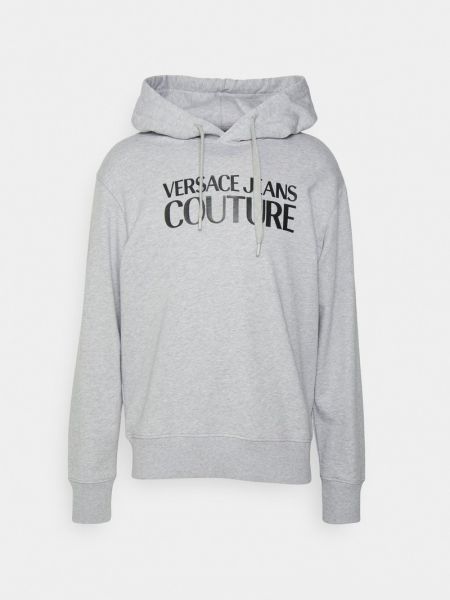 Bluza z kapturem Versace Jeans Couture szara