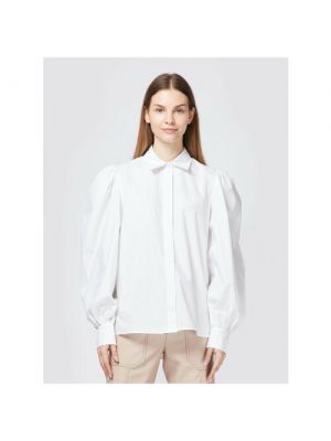 Белая однотонная рубашка Jijil