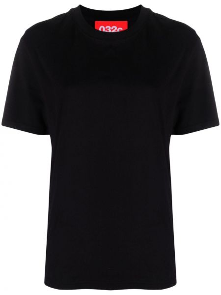 T-shirt di cotone 032c nero