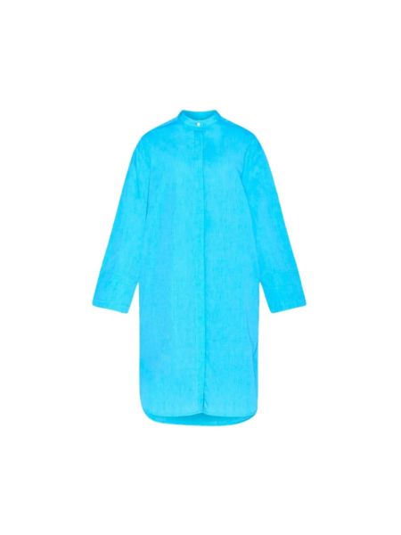 Kleid aus baumwoll Knowledge Cotton Apparel blau