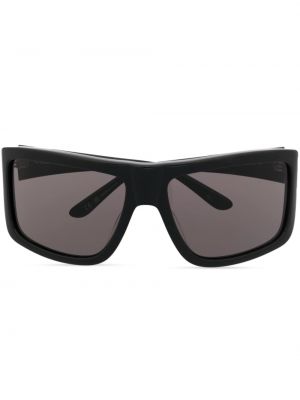 Oversize saulesbrilles ar apdruku Courreges melns