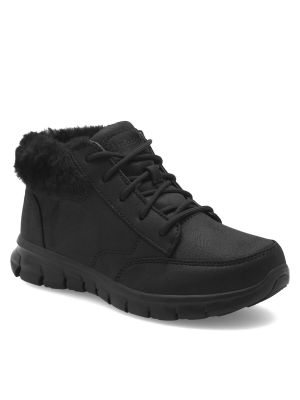 Členkové topánky Skechers čierna
