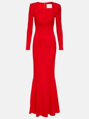Μάξι φόρεμα Roland Mouret κόκκινο