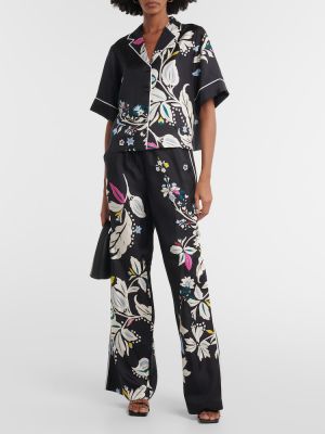 Svilena srajca s cvetličnim vzorcem Dorothee Schumacher