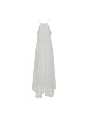 Vestito lungo di cotone Isabel Marant Etoile bianco