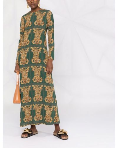 Kleid mit print mit tiger streifen La Doublej