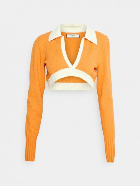 Sweter Elleme pomarańczowy