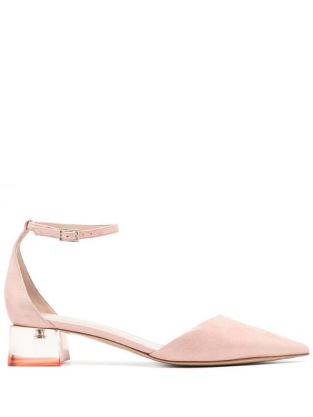 Полуотворени обувки Giorgio Armani розово