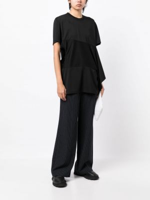 Asimetriškas marškinėliai Comme Des Garçons juoda