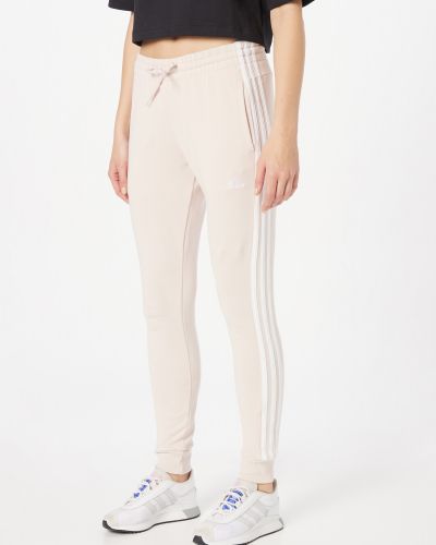 Ριγέ αθλητικό παντελόνι Adidas Sportswear λευκό