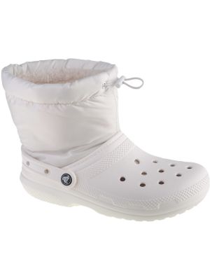 Zimní kotníkové boty Crocs bílé