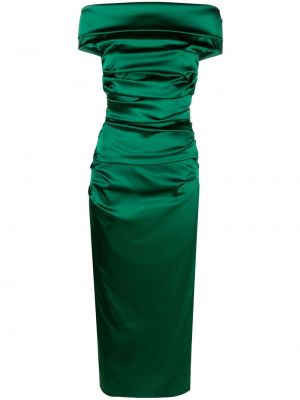 Mini šaty Talbot Runhof - Zelená