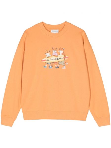 Sweatshirt Maison Kitsuné orange