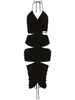 Koktejlkové šaty Dolce & Gabbana čierna