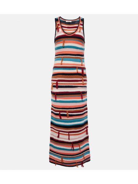 Stripete kashmir fargerik dress Dorothee Schumacher