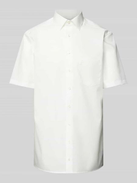 Biała koszula z krótkim rękawem Olymp