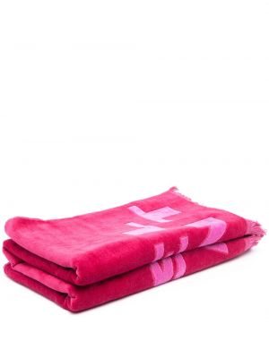 Kućni ogrtač s printom Isabel Marant ružičasta