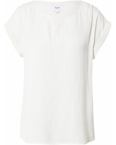 Bluză cu guler Saint Tropez alb