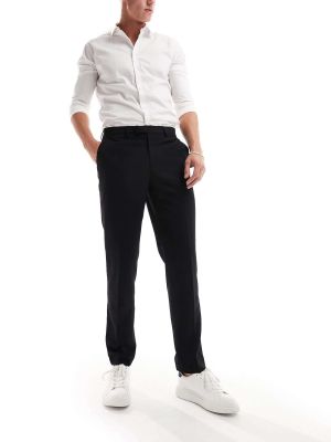 Черные узкие брюки-смокинг Harry Brown
