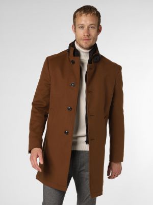 Płaszcz wełniany klasyczne Andrew James - brązowy