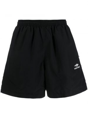 Brodert shorts Balenciaga svart