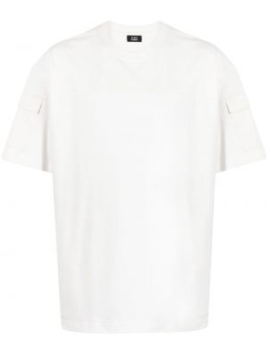 T-shirt avec poches Studio Tomboy blanc