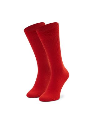 Calcetines de cintura alta Happy Socks rojo