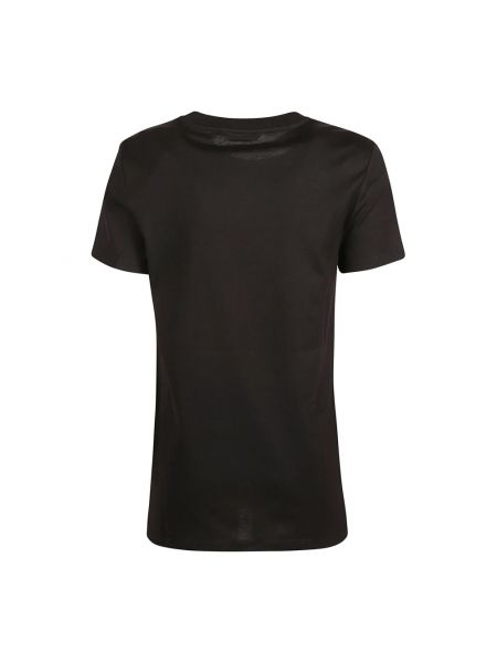 Camiseta de algodón de tela jersey Max Mara negro