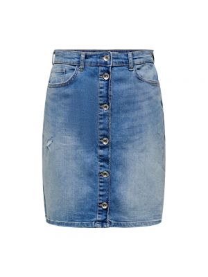 Spódnica jeansowa Jacqueline De Yong niebieska