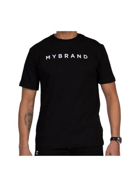 Koszulka bawełniana My Brand czarna