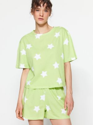 Pyžamo Trendyol zelené